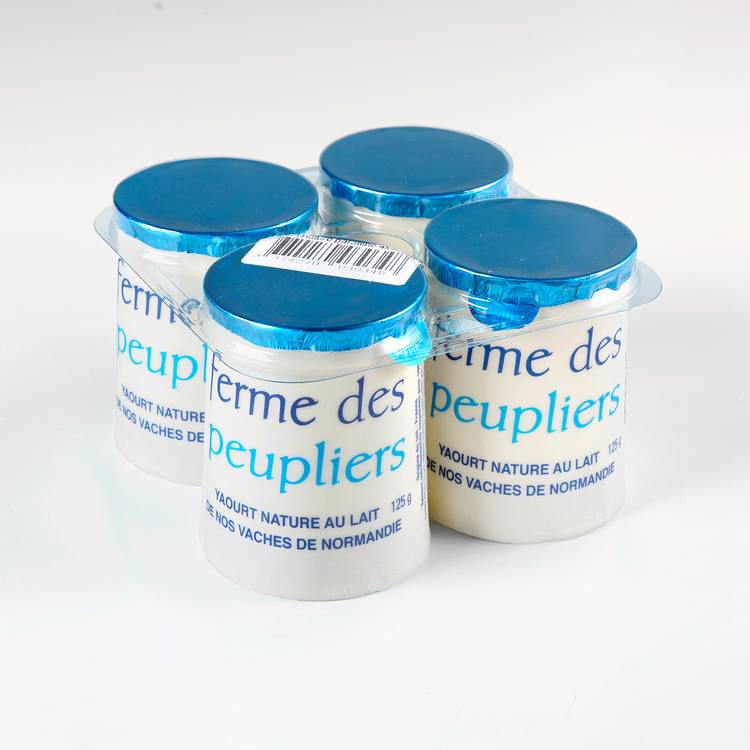 Les Yaourts nature  "La Ferme des Peupliers" - 3