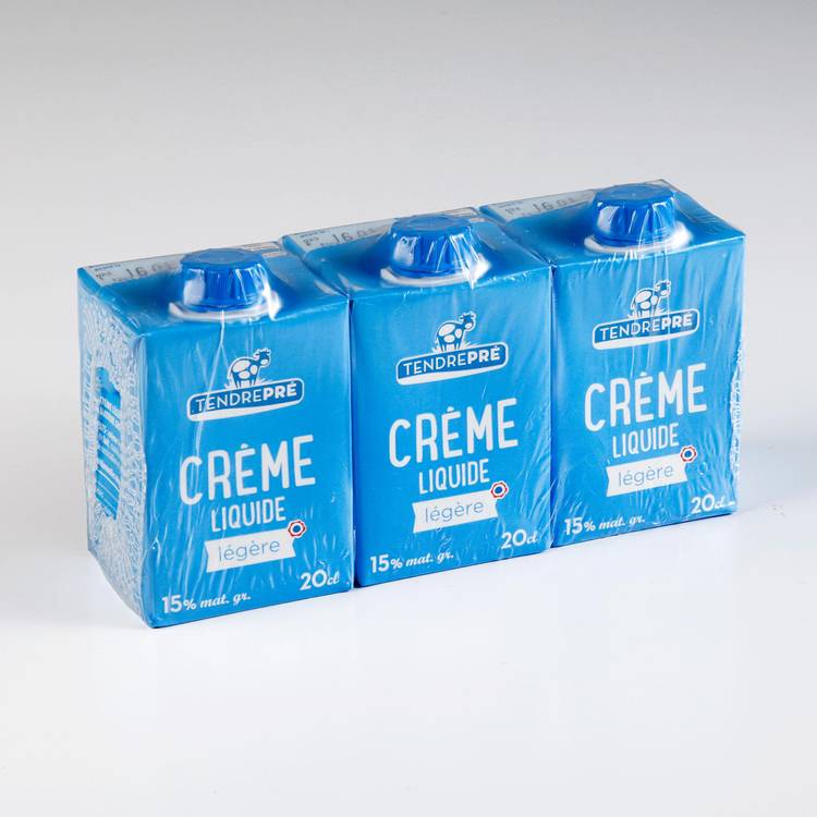 La Crème liquide légère UHT 15% "Tendre Pré" - 2