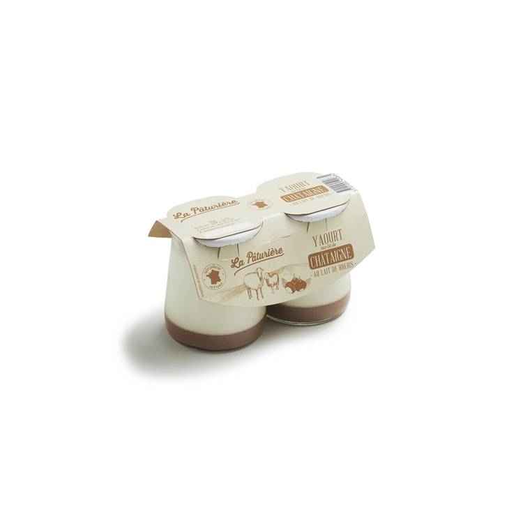 Le Yaourt brebis sur lit de châtaigne 2x125g  "La Pâturière" - 2