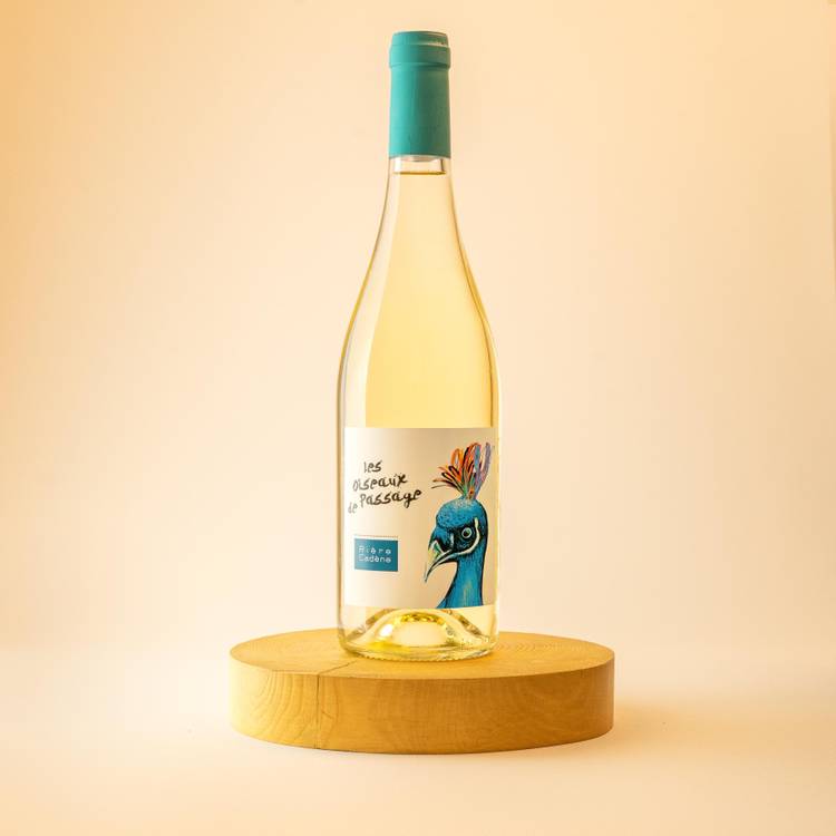 Le Vin blanc les oiseaux de passage " Domaine Rière Cadène" 2021 BIO - 1