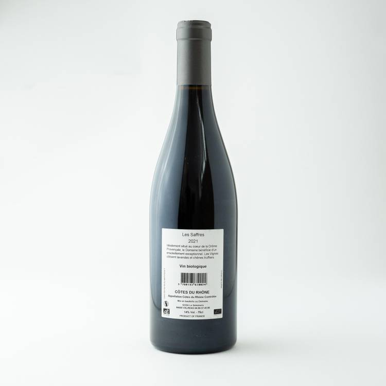 Le Côte du Rhone AOP "Domaine du Séminaire" les saffres bio - 2