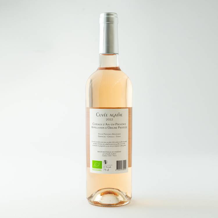 Le Vin rosé Coteaux d'Aix AOP "Château de Calavon" cuvée Agathe BIO - 2