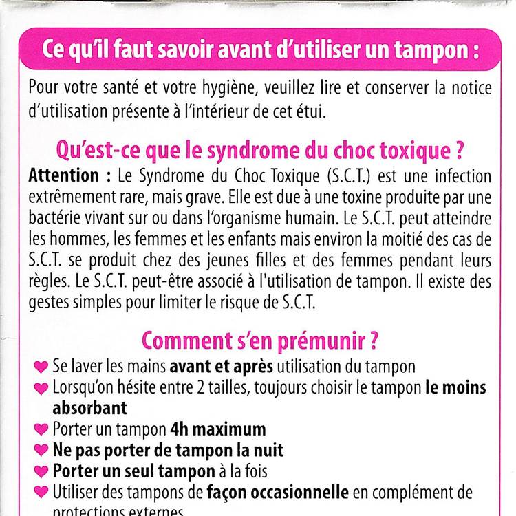 Les Tampons super sans applicateur 100% coton BIO "Love&Green" - 3