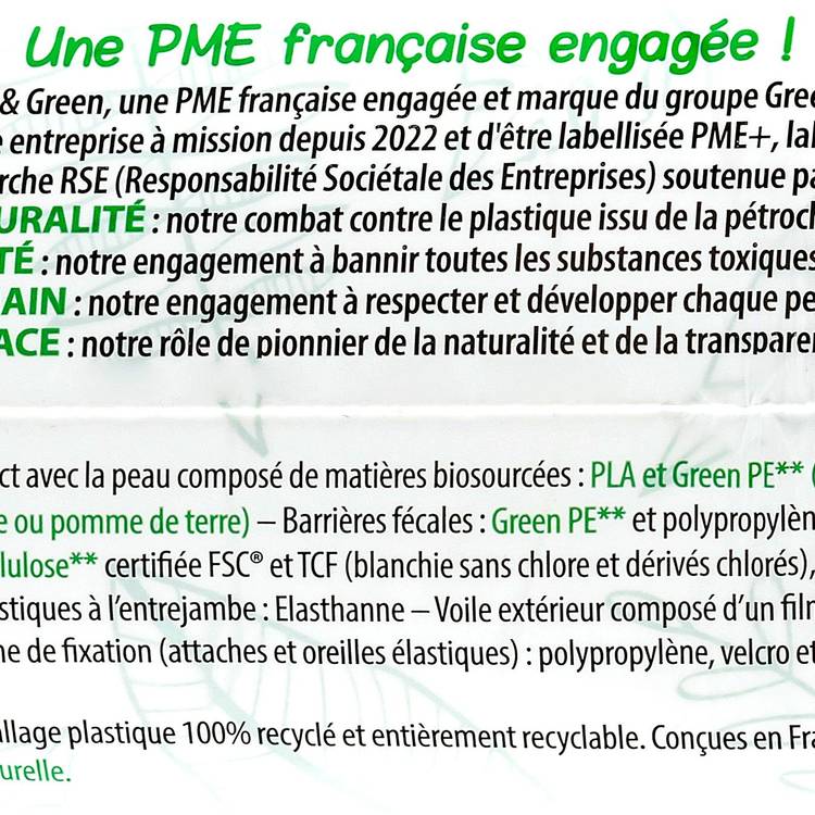 Les Couches écologiques T2, 3 à 6kg "Love&Green" - 3