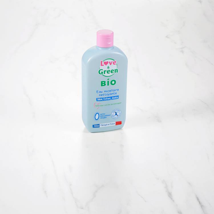 L'Eau micellaire nettoyante  "Love&Green"