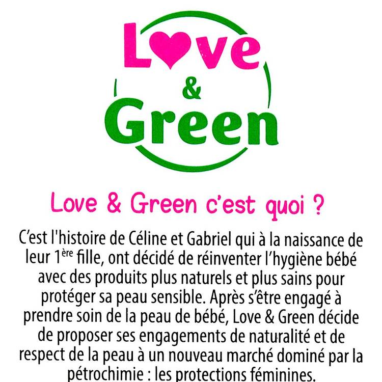 Les Protèges-slips NORMAL "Love&Green" - 3