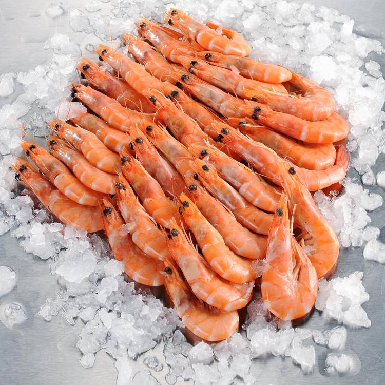 Les Crevettes entières cuites réfrigérées 40/50 ASC 400gr - 1