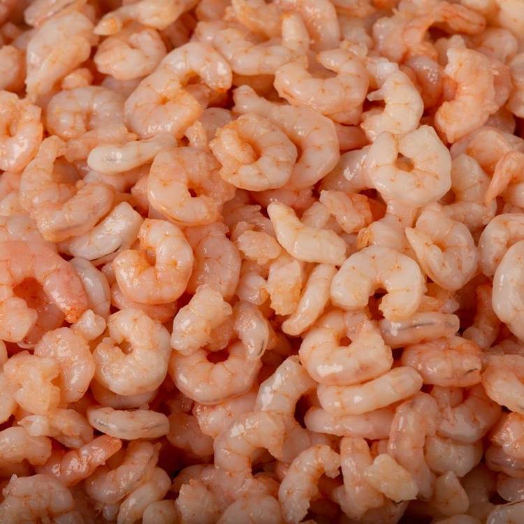 Les Crevettes roses décortiquées 250g
