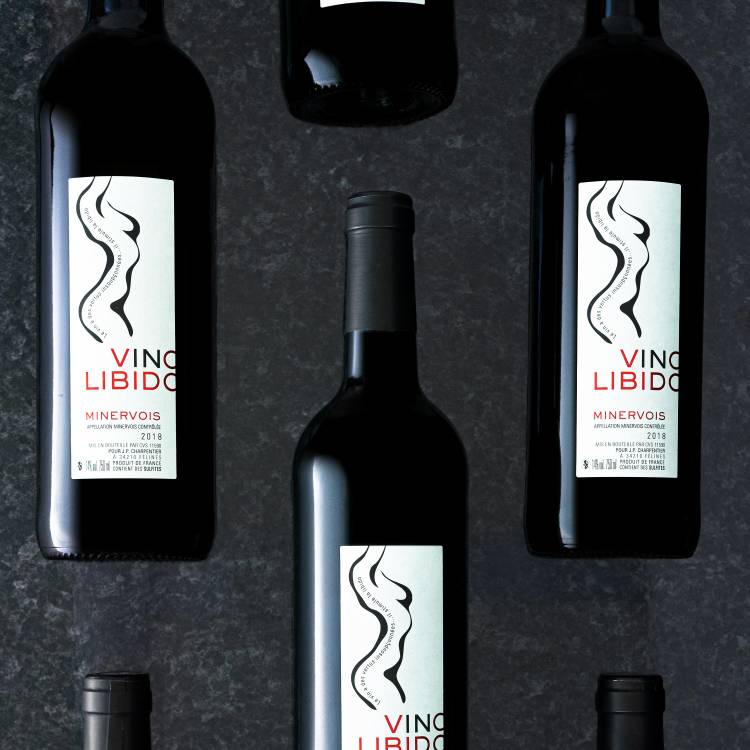 Le Vin rouge "In Vino Libido"- AOC Minervois - Millésime 2019