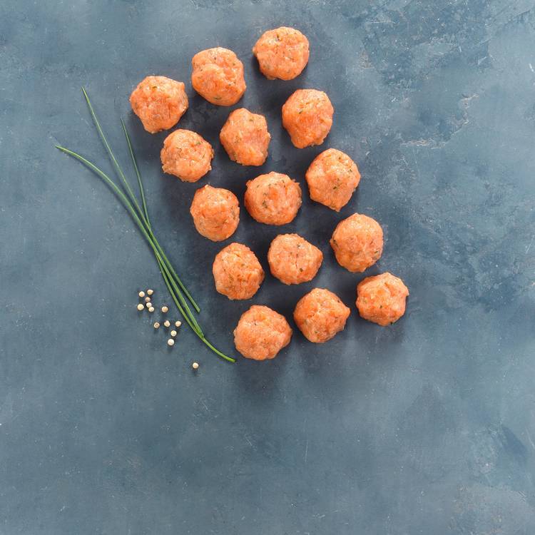 Les Boulettes de saumon aux échalottes et fines herbes