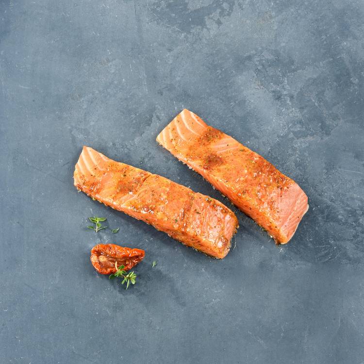 Les 2 Pavés de saumon à la Provencale