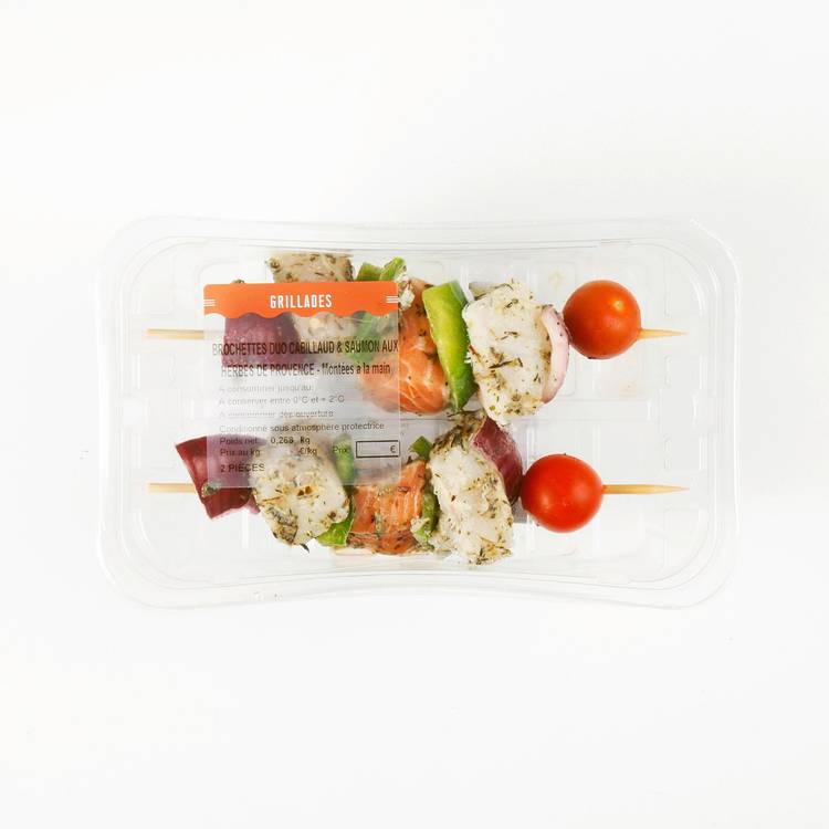 Les Brochettes de duo de poisson aux herbes de Provence x2 - 2