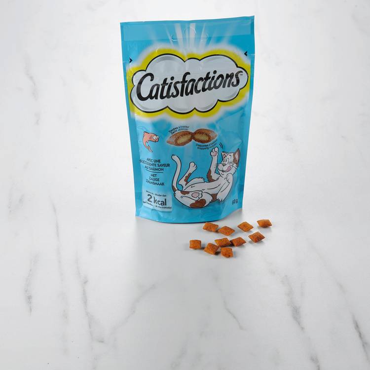 Friandises au saumon pour chat  "Catisfactions"