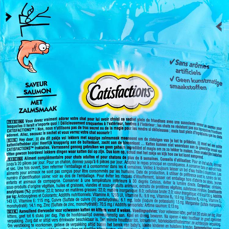 Friandises au saumon pour chat  "Catisfactions" - 2
