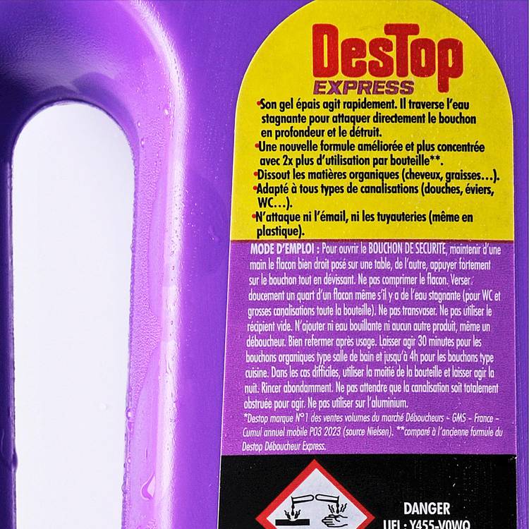 Le Déboucheur gel express "Destop" - 2