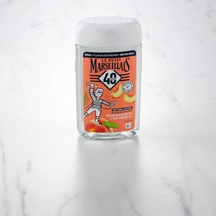 Le Gel douche pêche & nectarine BIO "Le petit marseillais"
