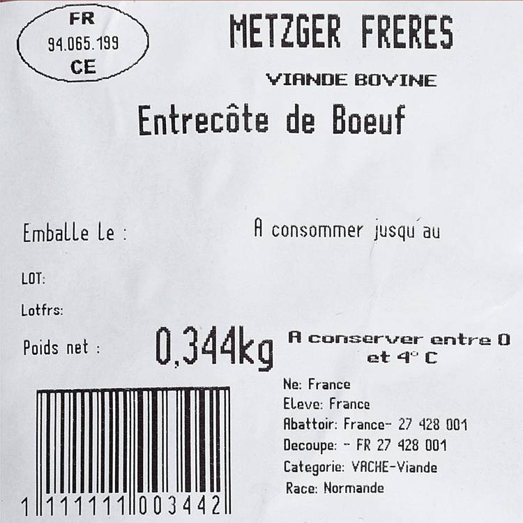 L'Entrecôte *** maturée de Normandie - Metzger Frères - 3