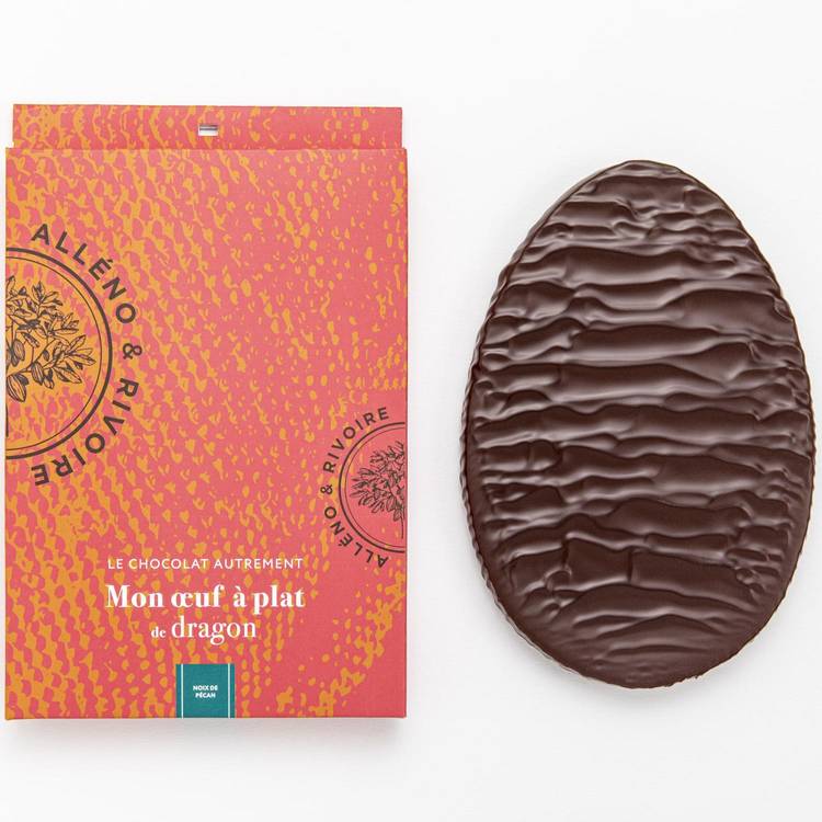 Mon œuf à plat de dragon – Chocolat noir et noix de pécan (270g)