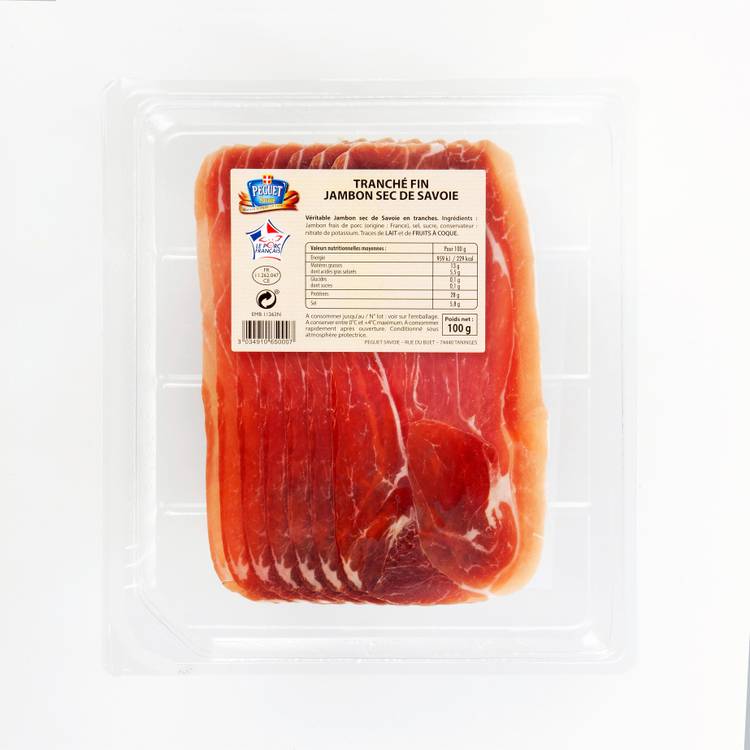 Le Jambon sec de Savoie100g "Péguet" - 2