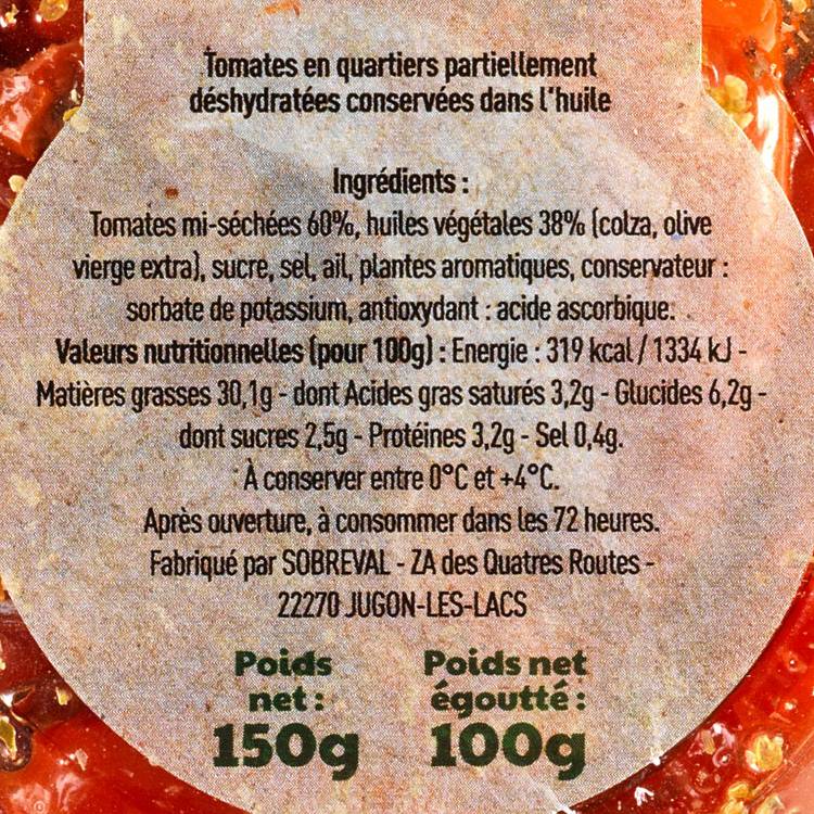 Les Tomates confites 150g - 3