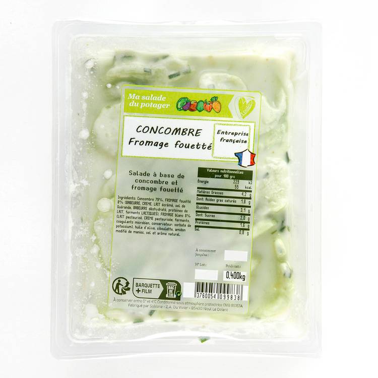 La Salade de concombre au fromage frais 400g - 2