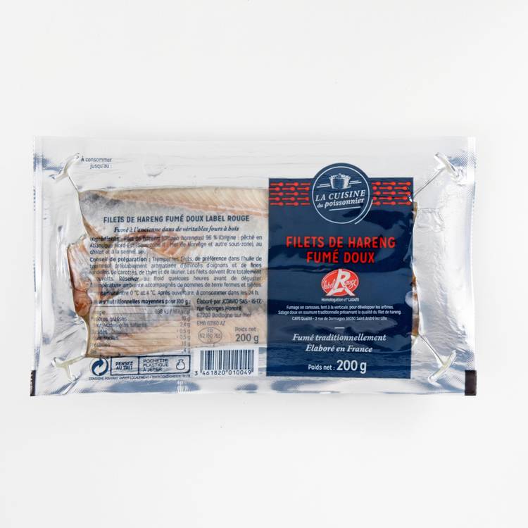 Les Filets de hareng doux Label Rouge 200g - 2