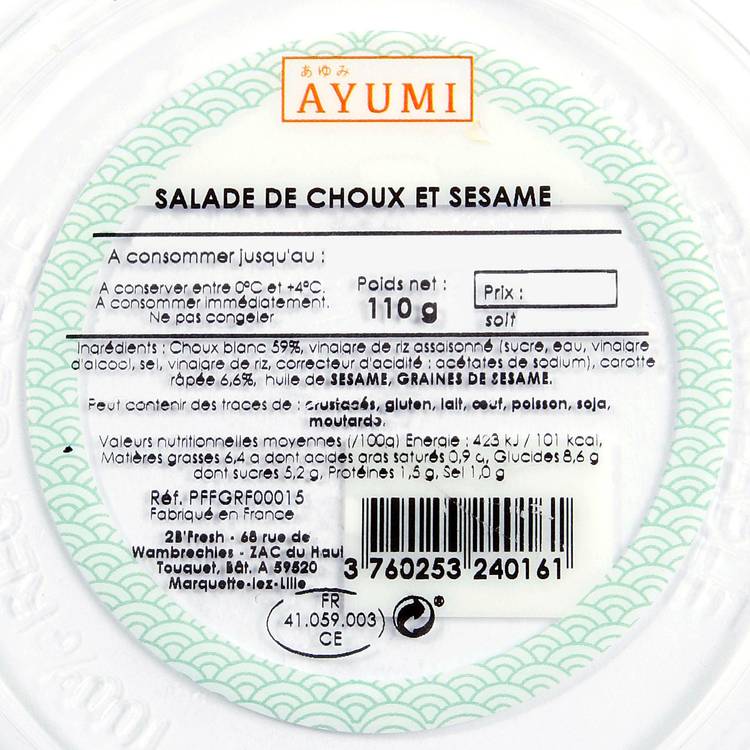 La Salade de choux et sésame 110g - 3
