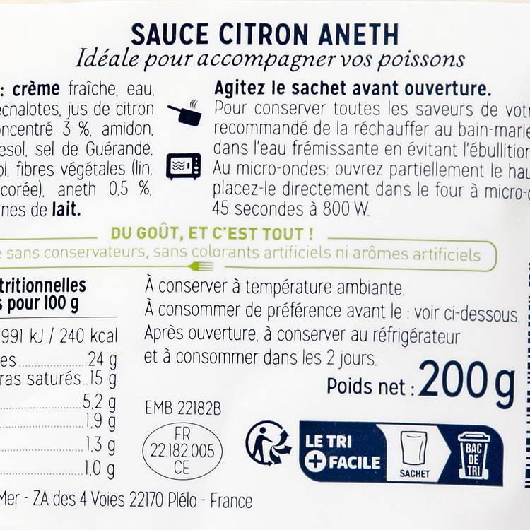 La Sauce au beurre citronné et à l'aneth - 3