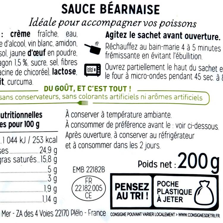 La Sauce béarnaise 200g - 3
