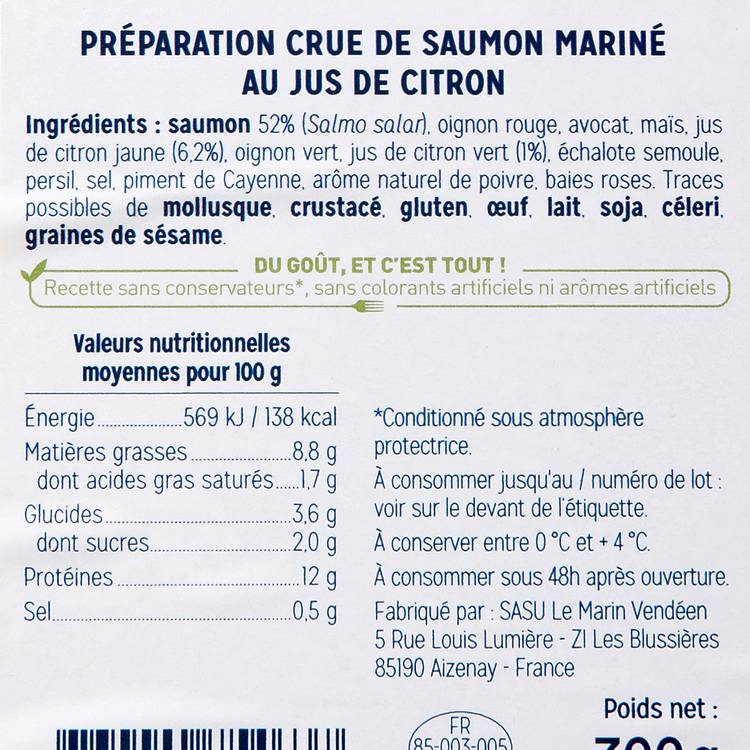 Le Ceviche de saumon 300g - 3