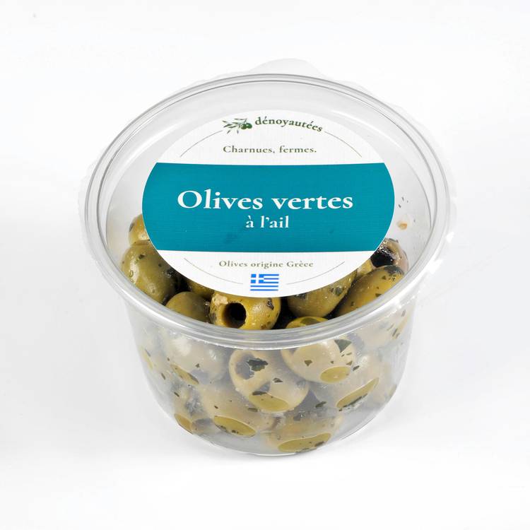 Les Olives vertes dénoyautées à l'ail - 2