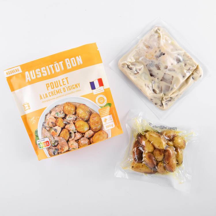Le Poulet champignons et pommes de terre grenailles - 2
