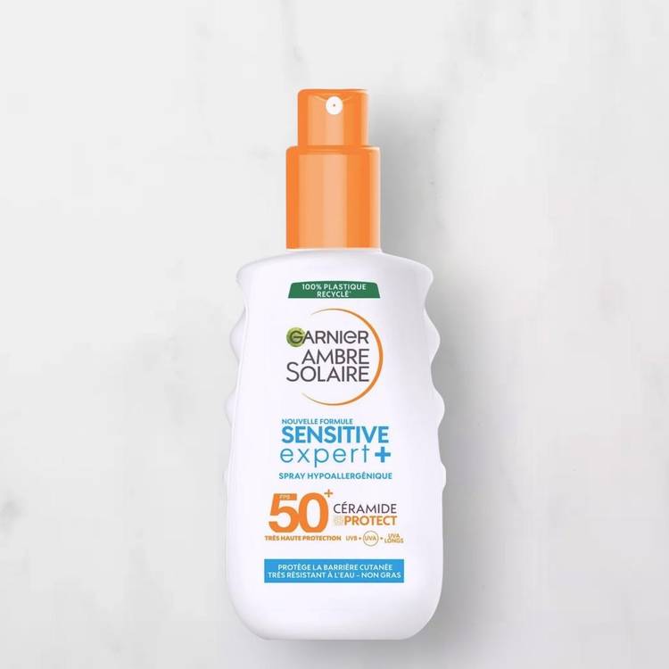 L'Ambre Solaire sensitive expert spray  SPF50 "Garnier"