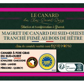 Le Magret de canard IGP fumé tranché - 2