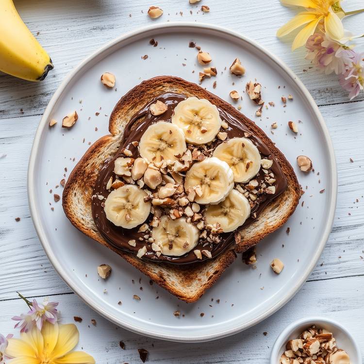 Le Banana toast au chocolat