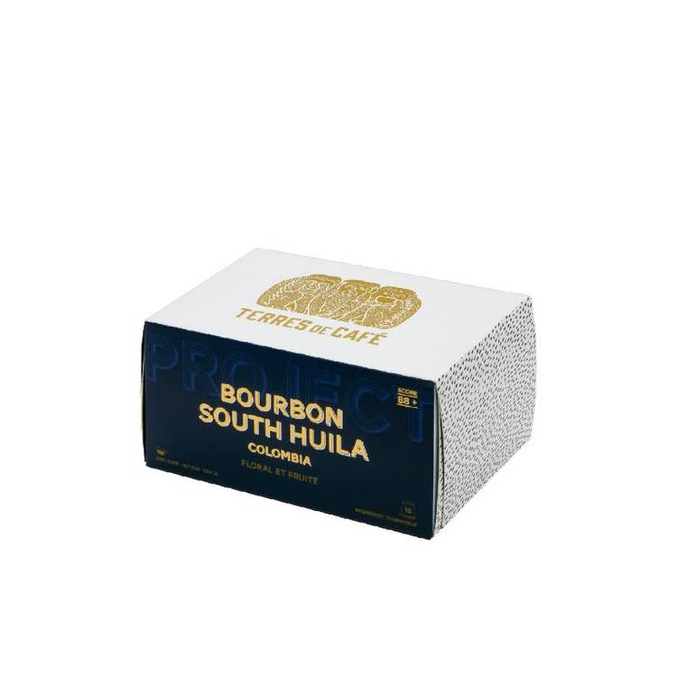 Le Bourbon south huila de Colombie - 10 capsules de 5,5g de café (55g)