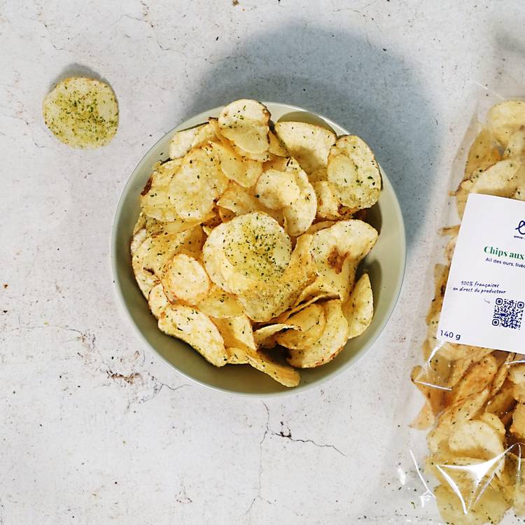 Les Chips aux herbes séchées