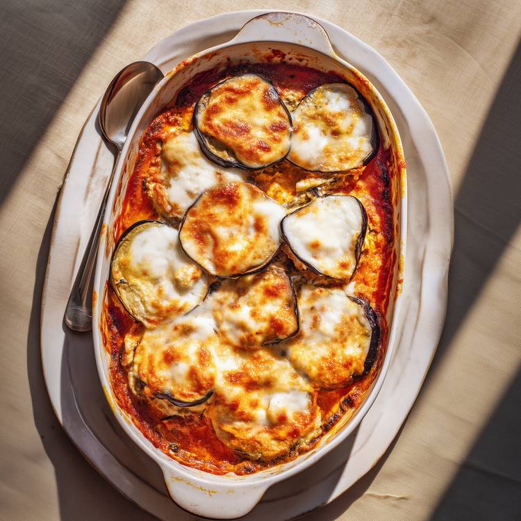 Le Gratin d’aubergines au parmesan