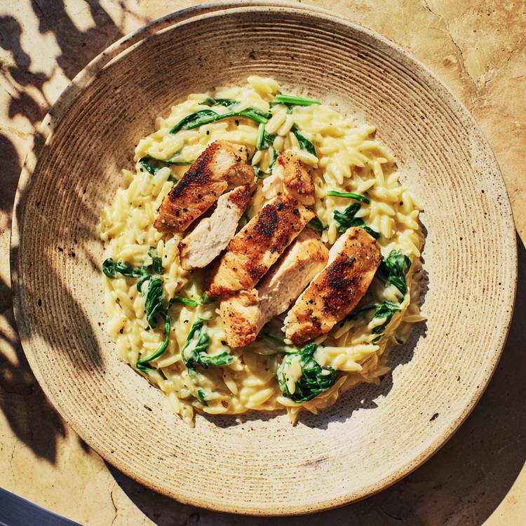 La Creamy Chicken Orzo