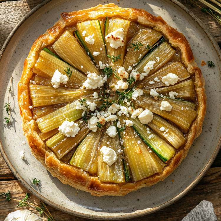 La Tarte Tatin aux Poireaux