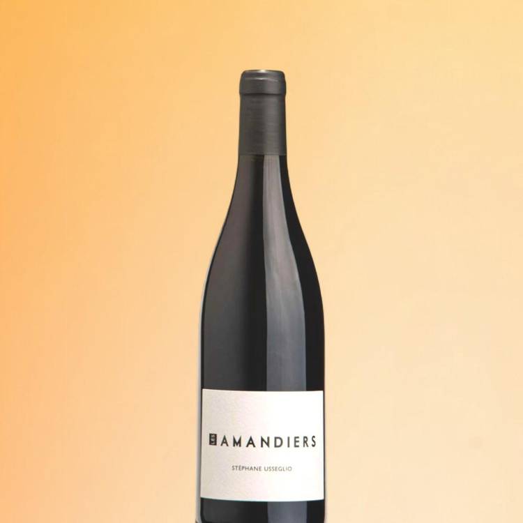 Le vin rouge "Les Amandiers" Stéphane Usseglio