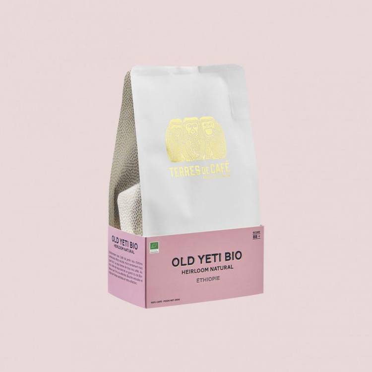 Le Moka old yeti nature BIO d'Ethiopie - café en grains en paquet de 250g - 2