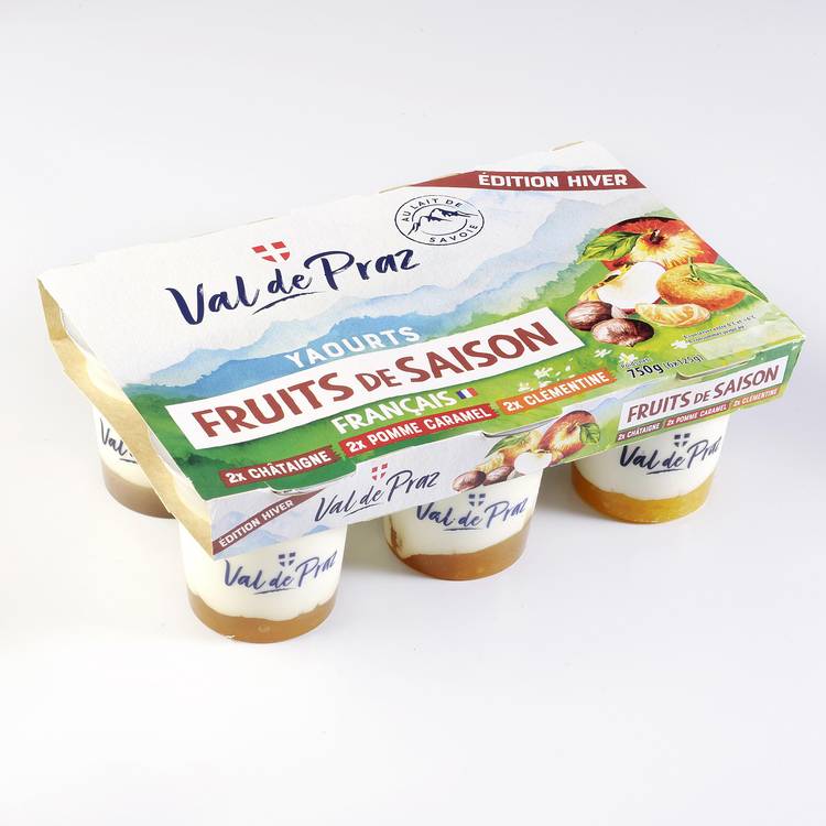 Les Yaourts brassés aux fruits de saison d'hiver "Val de Praz" - 2
