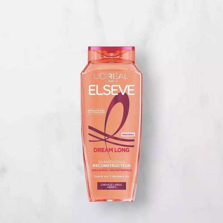 Le Shampoing reconstructeur kératine et huile de ricin "Elsève"