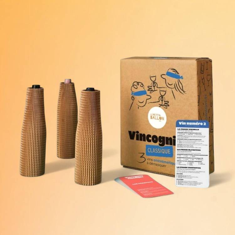Vincognito - Coffret dégustation à l'aveugle (3 x 75 cl)