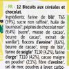 Les biscuits p'tit dej céréales et chocolat