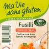 Les Fusilli de lentilles corail  BIO et sans gluten
