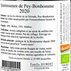 Le Vin rouge "Quintessence" Blaye Côtes-de-Bordeaux BIO AOP