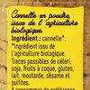 La Cannelle en poudre BIO