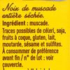 La Noix de muscade